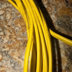 Yellow Romex Simpull Indoor Wire Copper Type NM-B Ground 50 Feet 600 Volt