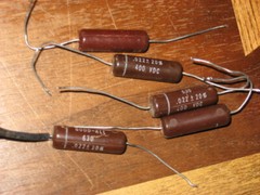 .022uf 400 volt Capacitors, Good-All, qty of 5