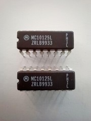 Lot of 2* MOTOROLA MC10125L MILSPEC ECL TO TTL TRANSLATOR T/O CDIP16 NEW! NOS!!!