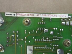 SIEMENS CIRCUIT BOARD 6RB2025-0FA01 447 702.9050.01 IND:C, FROM CINCINNATI