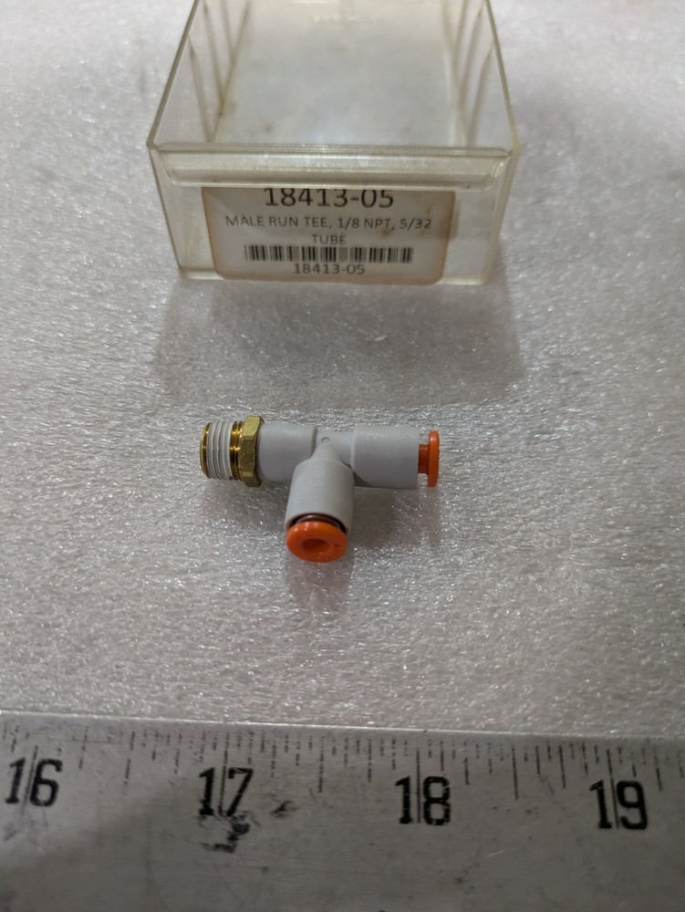 SMC Male Run Tee 1/8 NPT x 5/32 Tube Push-In Pneumatic Fitting 3/ORDER
