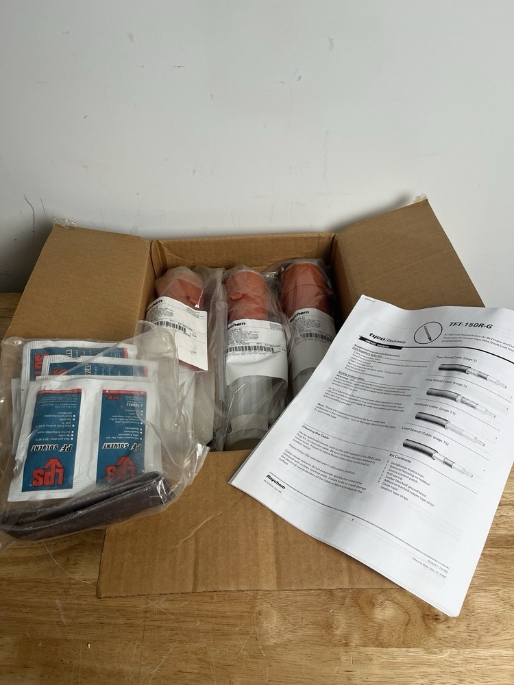 Raychem TFT-153R-G Indoor Termination – 5kV 8kV 15kV – Box Of 3 – New