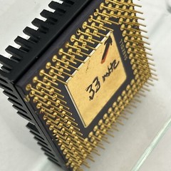 IBM Fru# 77G2845 Intel 486 DX 33MHZ A80486DX-33 i486 CPU Processor Vintage Rare