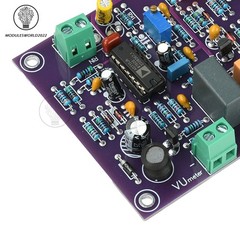 DC12-15V Positive&Negative Power Supply Professional VU Meter Head Driver Board