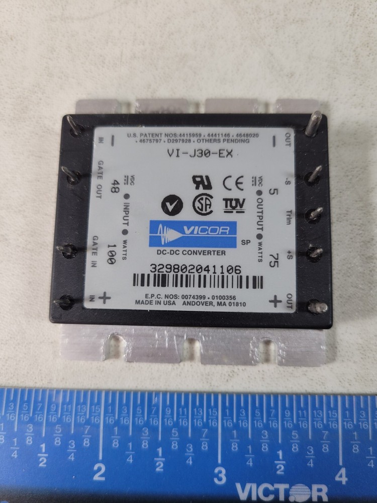(1 NEW) Vicor VI-J30-EX DC-DC Converter INPUT 48VDC 100W OUTPUT 5VDC 75W