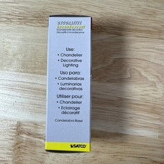 Satco S3282 120V Clear E12 Base Torpedo Incandescent Light Bulb 25W / 12 PC LOT