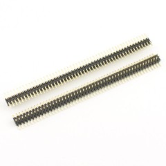 5Pcs Gold Plated 1mm 1.0mm Pitch 2×50 100 Pin SMT Male Double Row Header Strip