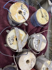 Cerrowire 14 / 12 AWG Thin Copper Wire Single Strand 9 Reels 250 Ft Ea