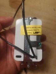 1× ACUITY OCCUPANCY DIMMING WALL SWITCH WSX D WH No Plates