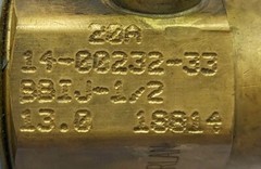 Carrier 14-00232-33 Quench Valve CTD-14-00323-33-/60120