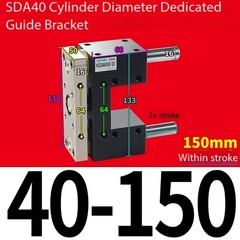 Cylinder Guide Bracket 32/40/50 for Fixing The Rack Extension Rod Accessory