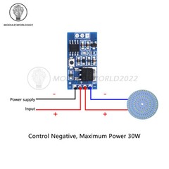 DC3-24V PWM LED Control Module with Dimming Breathing Flashing For LED Lights
