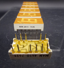 7Pc MAN4610A 7-Segment LED Display Orange Common-Cathode RHD QT