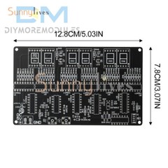 DC 4.5V-5.5V 6-bit Digital Circuit Clock Kit DIY Electronic Clock Teaching Kit
