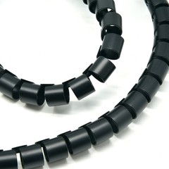 4.92FT x 1.2″ Spiral Cable Wire Zip Wrap Tube Tubing Computer Manage Cord Black