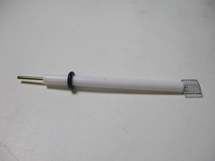1PCS Platinum electrode 10*10*0.1mm 99.99 purity PTFE rod Platinum electrode