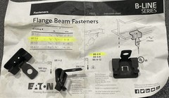 {#50}~B-Line BE-2-4, 1/8 to 1/4″, Hammer-On Installation, Flange Beam Fastener,