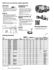 Crouse Hinds CGB7917 Non-Armored Cable 2.5 Inch Steel Cable Gland 2-1/2