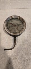 Vintage UnIted States Heater Company Altitude Meter Gauge 0-70 5″x2″