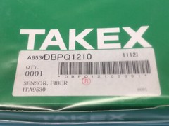 Takex FTSV73BC-8 Fiber Sensor, A6536DBPQ1210, 152505