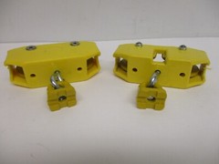 CONDUCTIX WAMPFLER DOUBLE TROLLY CABLE 210 SERIES, P/N 021116 LOT OF 2