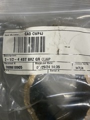 Erico CWP4J Water Pipe Ground Clamp 2 1/2″ to 4″ Pipe Silicon Bronze *NEW*