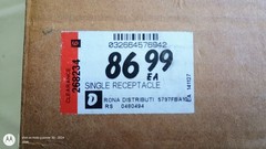 BRASS PLATE FLOOR RECEPTACLE ARROWHART 15A 125V 2P 3W GRD BRUSH STAIN READ DESC