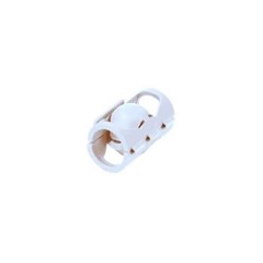 (100) Siemon CCC-0.63-C10-WT WHITE Color Coded Cuff, 0.63 Cable O.D. New in Bag