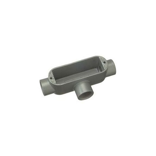 Halex 59807B, 3/4″, Aluminum, T-Style, Rigid Conduit Body without Cover, 1 pc
