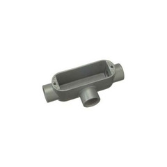 Halex 59807B, 3/4″, Aluminum, T-Style, Rigid Conduit Body without Cover, 1 pc