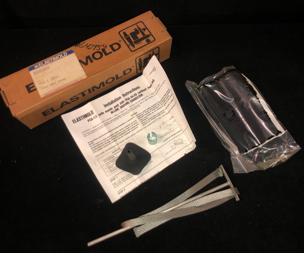 NOS elastimold thomas betts pcg-1 power cable grounding kit