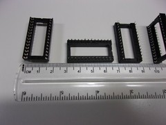 5 Pack Lot DIP28 Wide DIP IC Sockets 28 Pins 2 Rows 14 Pins Each Sides Circuit