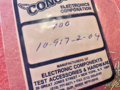 10-917-2-04 CONCORD Electronics COMM NON-INS PC PIN TERM, 0.252″ L, 0.082 100pc