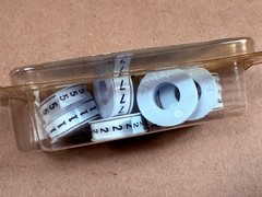NOS IDEAL 0-9 WIRE MARKER TAPE ROLLS STICKERS 42-399 INCLUDES 10 ROLLS – 0 to 9