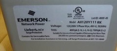 Emerson AII120Y111 RK Liebert Surge Suppressor ACV 3ph 120/208V AC Good Used