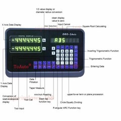 2/3/Axis Digital Readout LCD TTL 1um Linear Glass Scale DRO Display CNC Milling