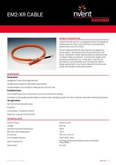 nVent/Raychem EM2-XR ElectroMelt Self-Regulating De-icing Cable 40W/ft 277V /1ft