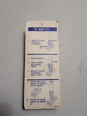 New OK Industries Insertion/Extraction Tools MOS-40 40 Pin Dip IC’S (8 Avail)