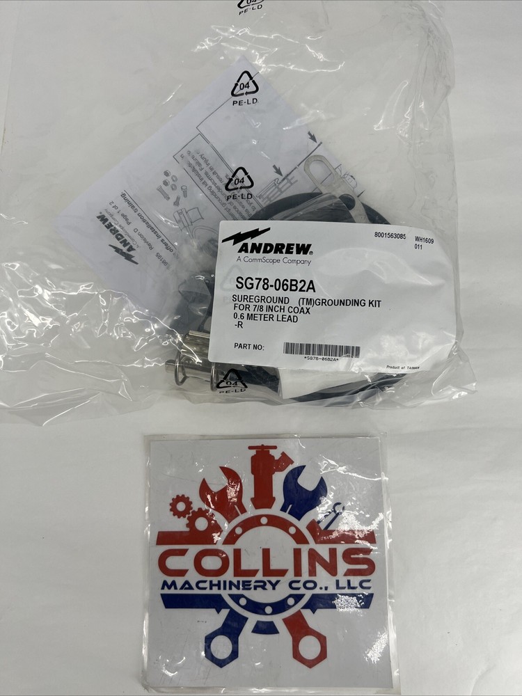 Andrew Commscope SG78-06B2A Grounding Kit for 7/8 inch Coaxial Cable