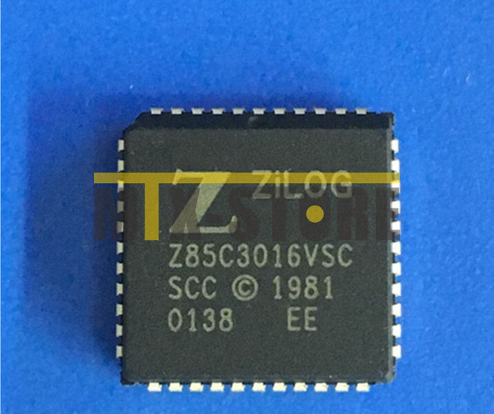 1PCS Z85C3016VSC 8 BIT 8-BIT 16MHZ MPU SCC 44 PIN PLCC NEW
