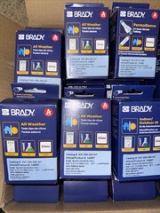 🔥 🔥 🔥 Lot of (40) Cartridge of Brady M21-500-595-WT, M21-375-C342-WT New.