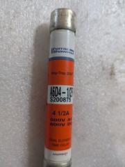 FERRAZ SHAWMUT A6D4-1/2R CLASS RK1 FUSE 4 1/2 AMPS 600 VOLTS .. EACH