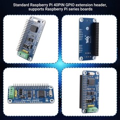 RS485 CAN HAT for Allows Stable Long-Distance Communication Supports 7117