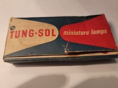Tung-Sol No. 158 /456A Flashlight Lamps Bulbs 14V Miniature 3 types