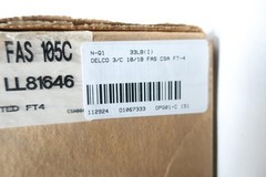 Delco 30-333 Fire Alarm Cable 3/c 18/1b Fas Csa Ft-4 500ft