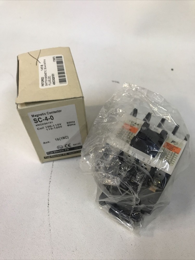 *SEALED* Fuji Electric SC-4-0 Magnetic Contactor 4NC0Q0101 100/110V 110-120V