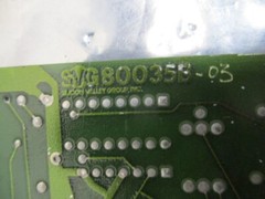 SILICON VALLEY GROUP SVG 80035B SVG80035B-03 PCB Silicon Wafer Scrubber, 107898