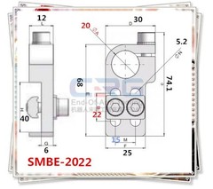 1PCS NEW FIT FOR SMBE-2022T T Yes with nut fixture cylinder connection fixation