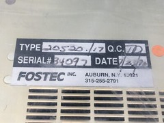 Fostec Bender Associates 20500./17 Fiber Optic Light Source w Cable, 132957