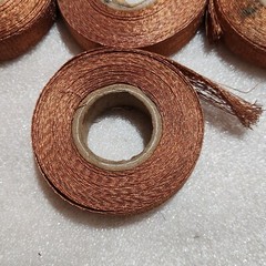 5 Yds(15 Ft) 1 Roll 3/4″ BRAIDED GROUND STRAP. Vintage Copper Flat Braid ACS.USA